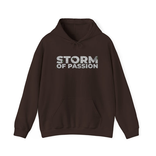 Storm of Passion Hoodie — Graphic Text Pullover for Storm of Passion fans