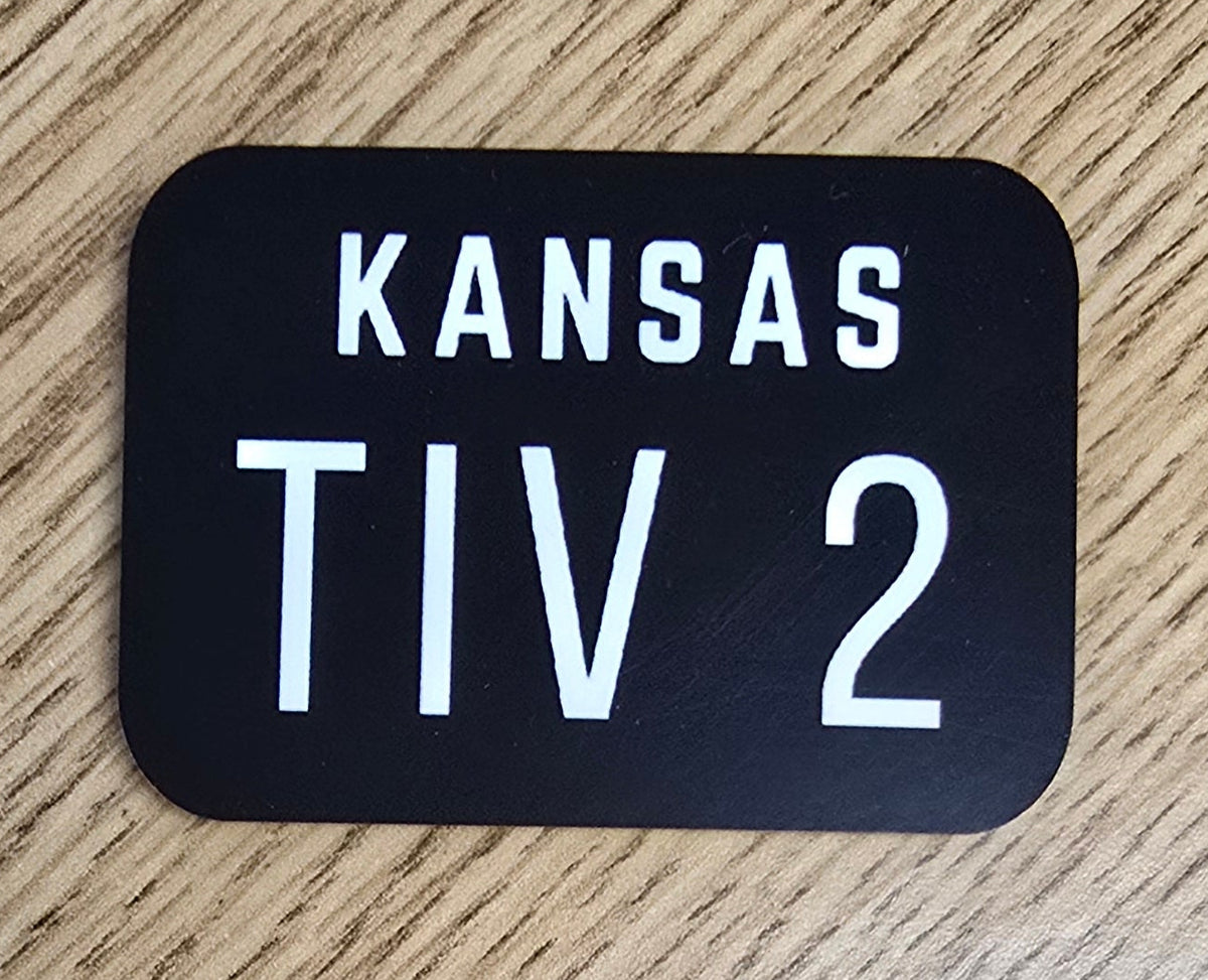 TIV-2 Lic Plate Magnet
