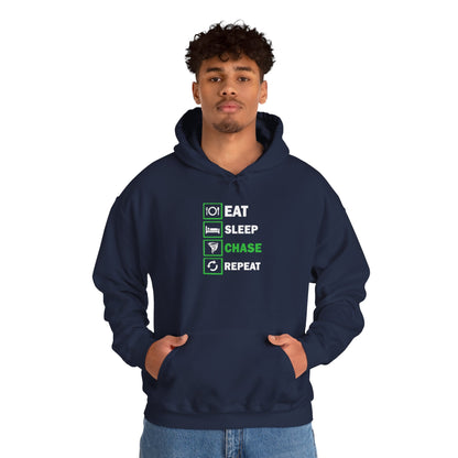 Hoodie — Eat Sleep Chase Repeat Storm Chasing Hoodie