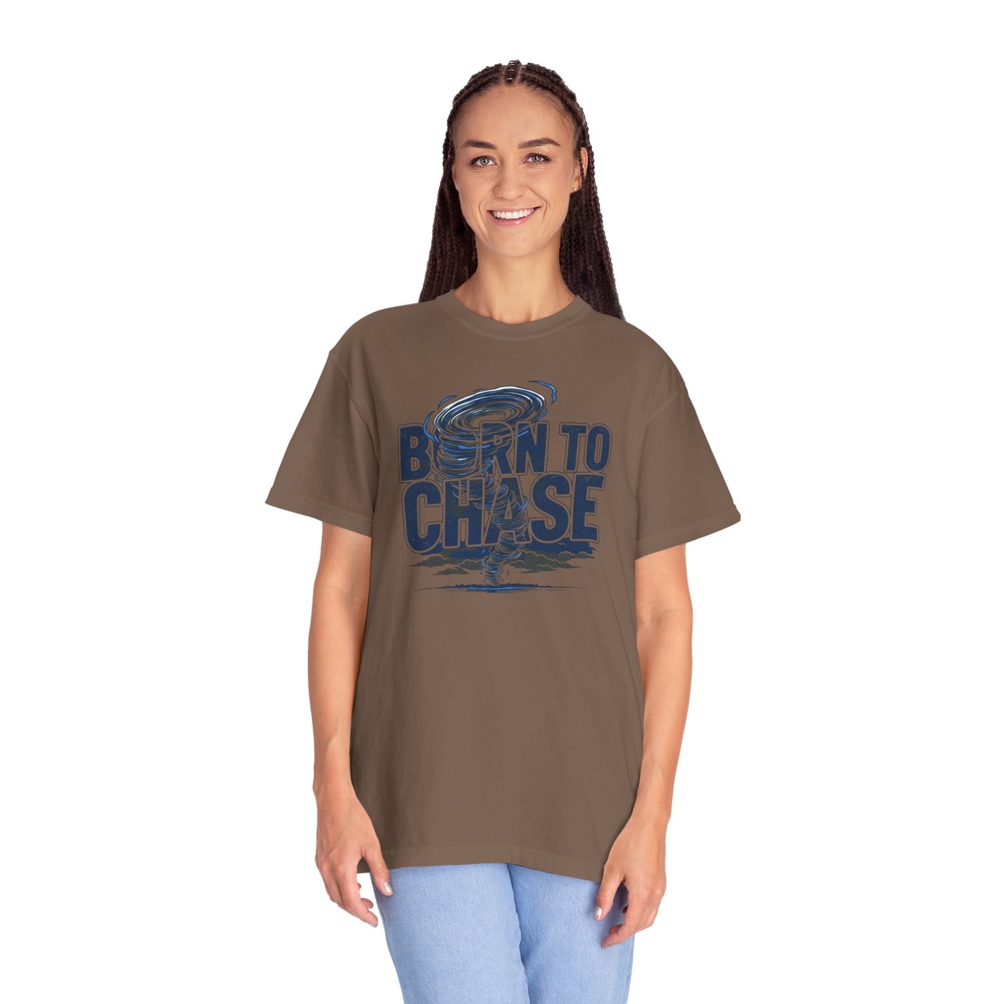 Born to Chase Unisex Garment-Dyed T-shirt