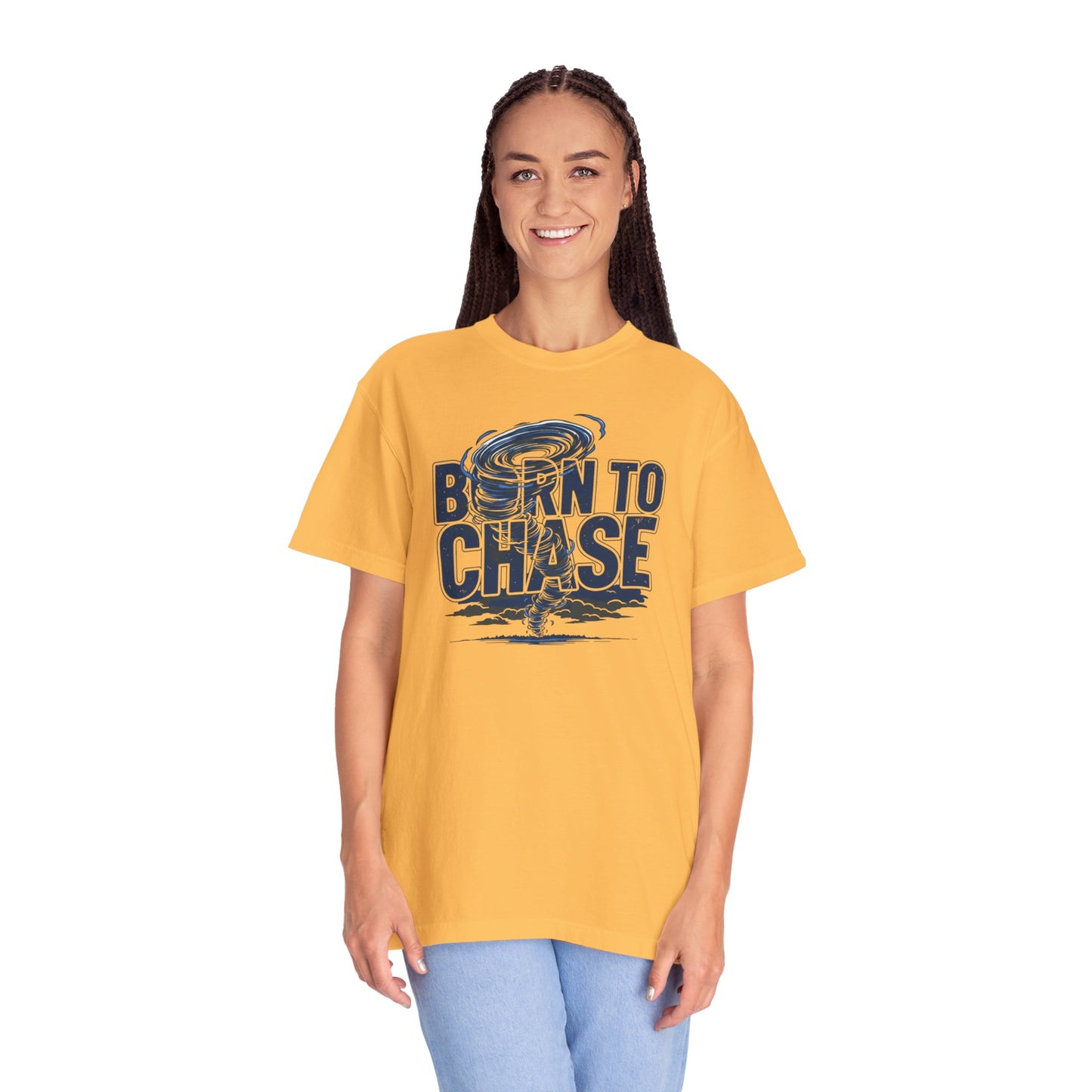 Born to Chase Unisex Garment-Dyed T-shirt