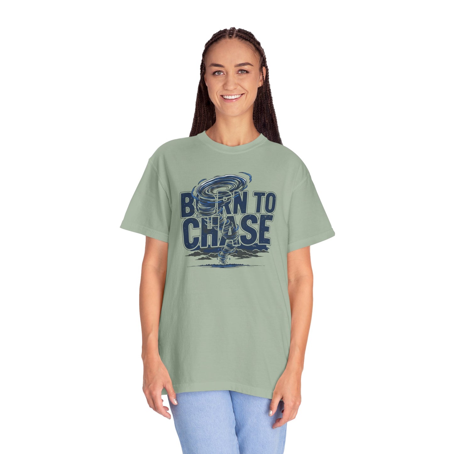 Born to Chase Unisex Garment-Dyed T-shirt