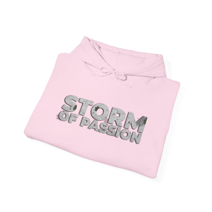 Storm of Passion Hoodie — Graphic Text Pullover for Storm of Passion fans