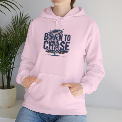 Hoodie — "Born to Chase" Storm Chaser Graphic Pullover