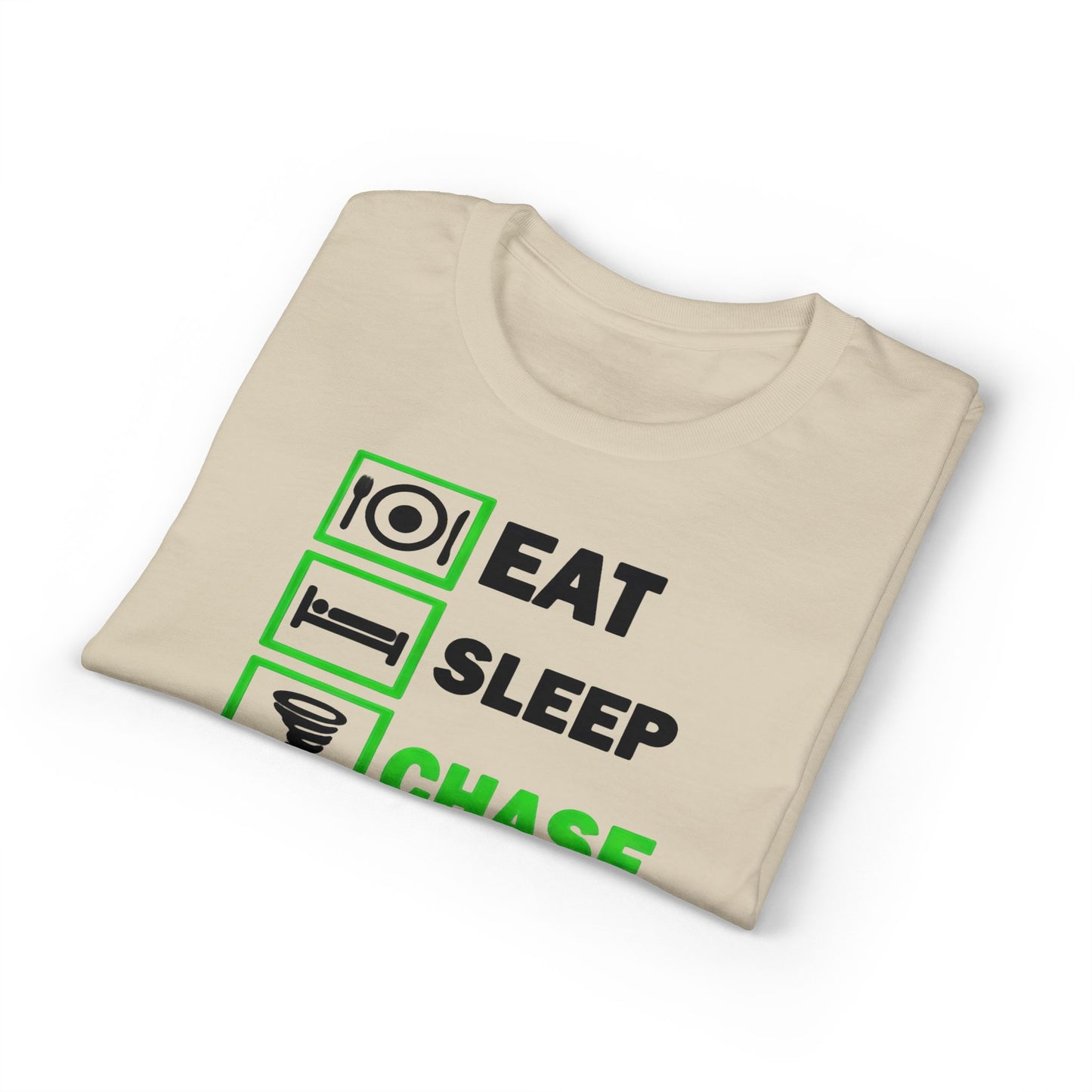 Eat Sleep Chase Repeat Graphic Tee (Storm Chasing Lifestyle)