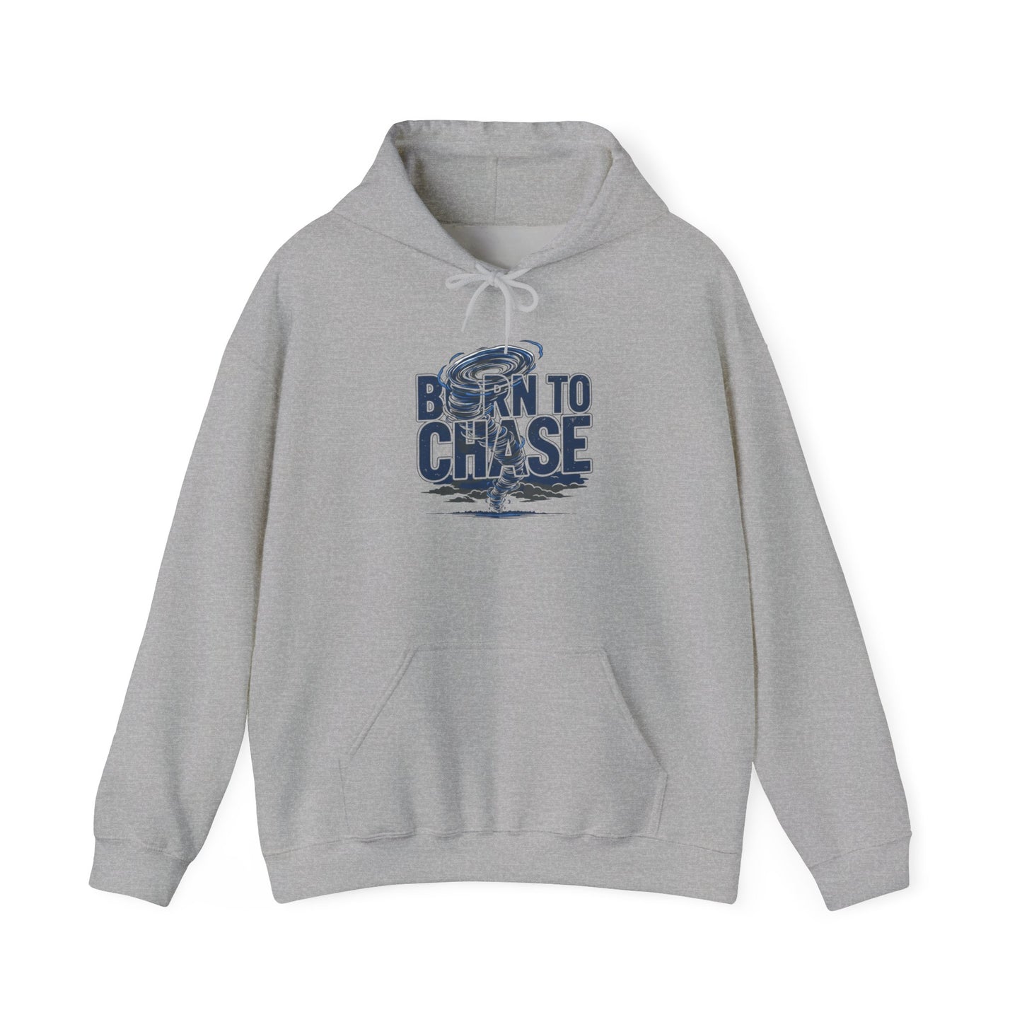 Hoodie — "Born to Chase" Storm Chaser Graphic Pullover
