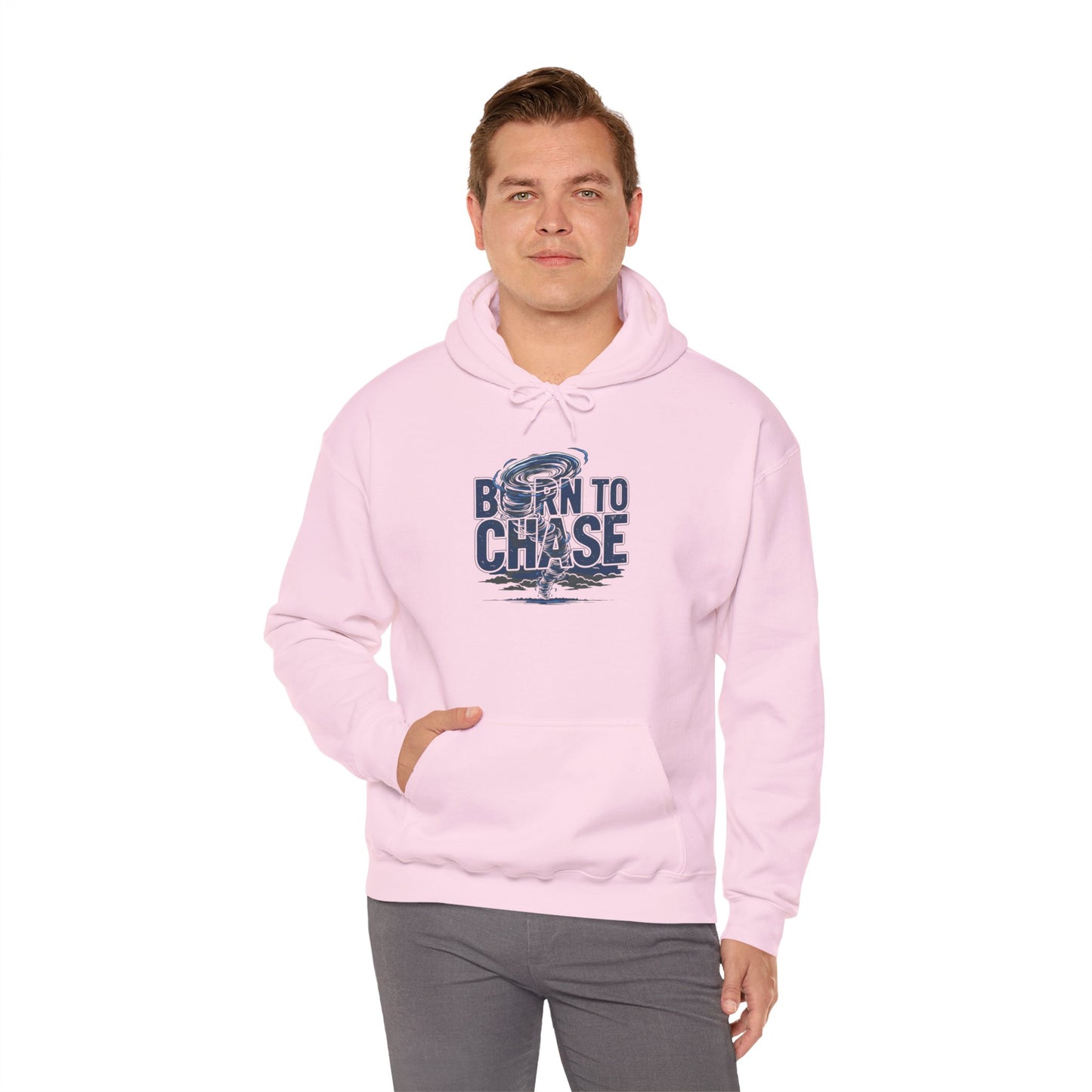 Hoodie — "Born to Chase" Storm Chaser Graphic Pullover