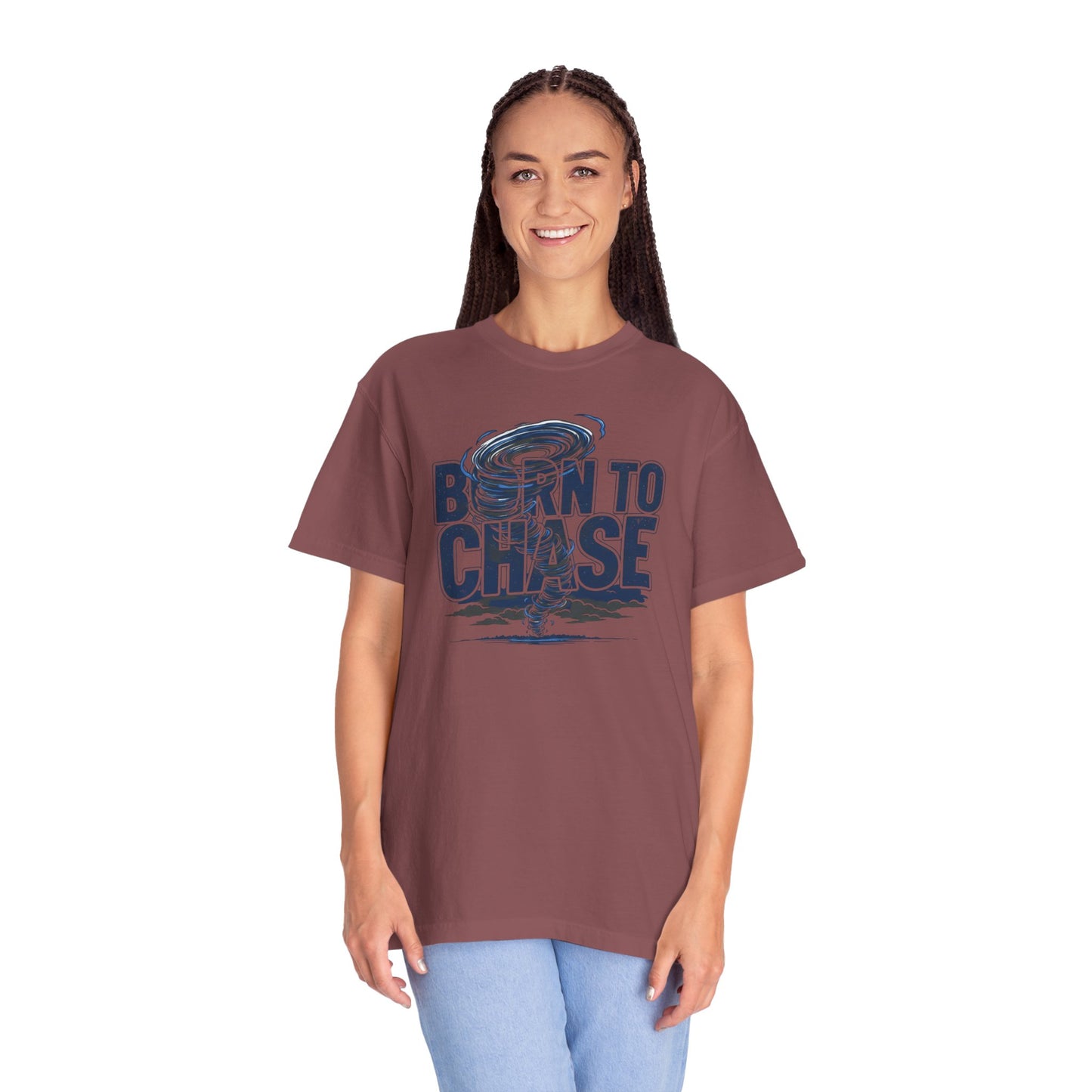 Born to Chase Unisex Garment-Dyed T-shirt