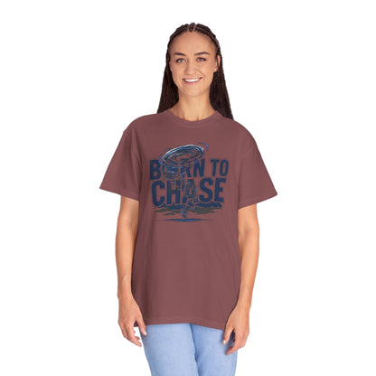 Born to Chase Unisex Garment-Dyed T-shirt