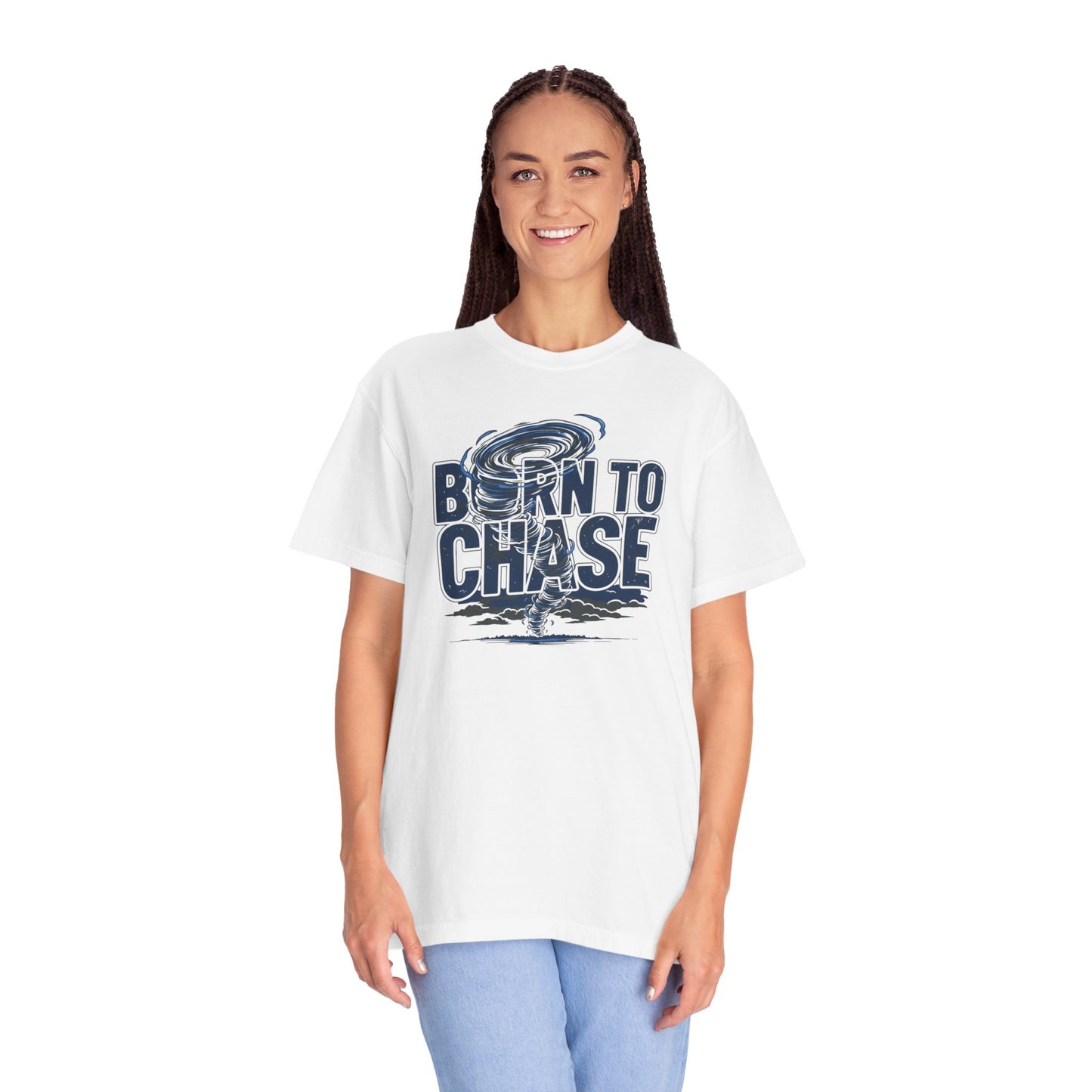 Born to Chase Unisex Garment-Dyed T-shirt