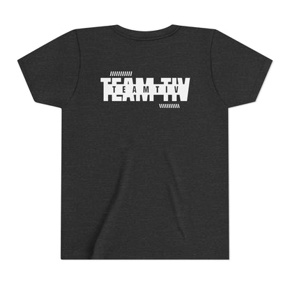 Youth Tee - 'STORM OF PASSION' Small Chest Graphic Kids Shirt