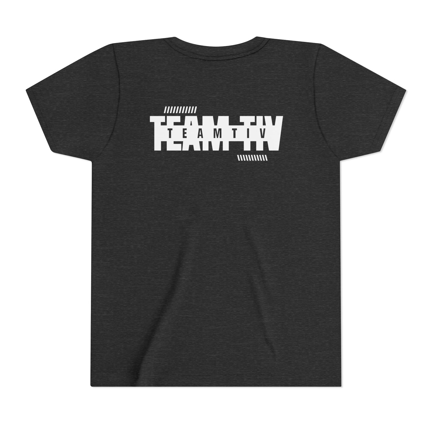 Youth Tee - 'STORM OF PASSION' Small Chest Graphic Kids Shirt