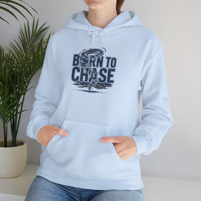 Hoodie — "Born to Chase" Storm Chaser Graphic Pullover