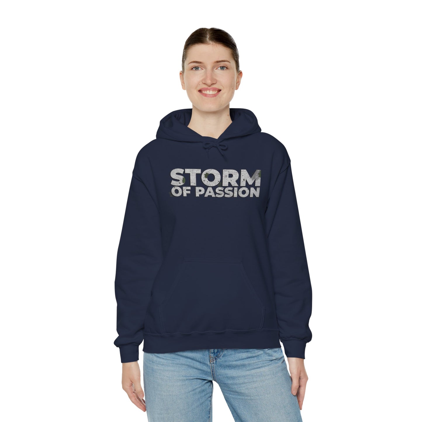 Storm of Passion Hoodie — Graphic Text Pullover for Storm of Passion fans