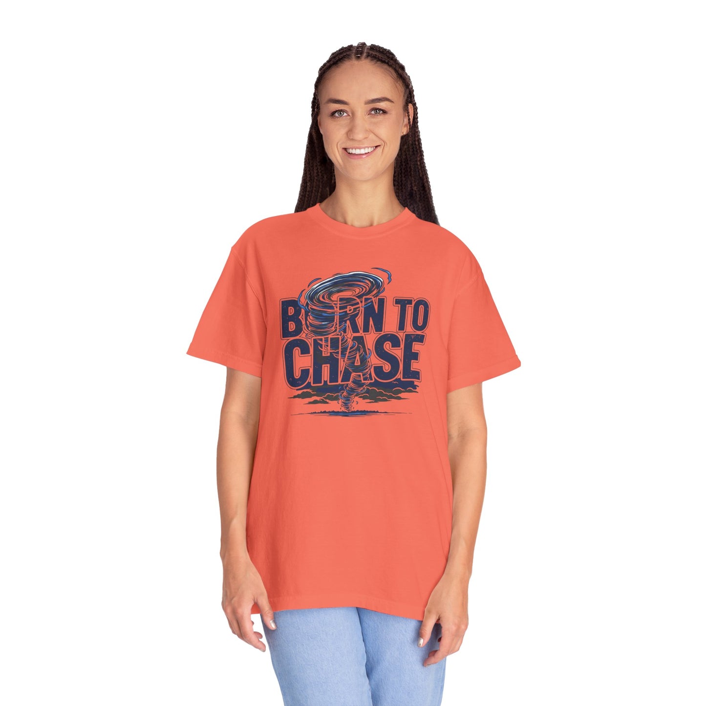 Born to Chase Unisex Garment-Dyed T-shirt
