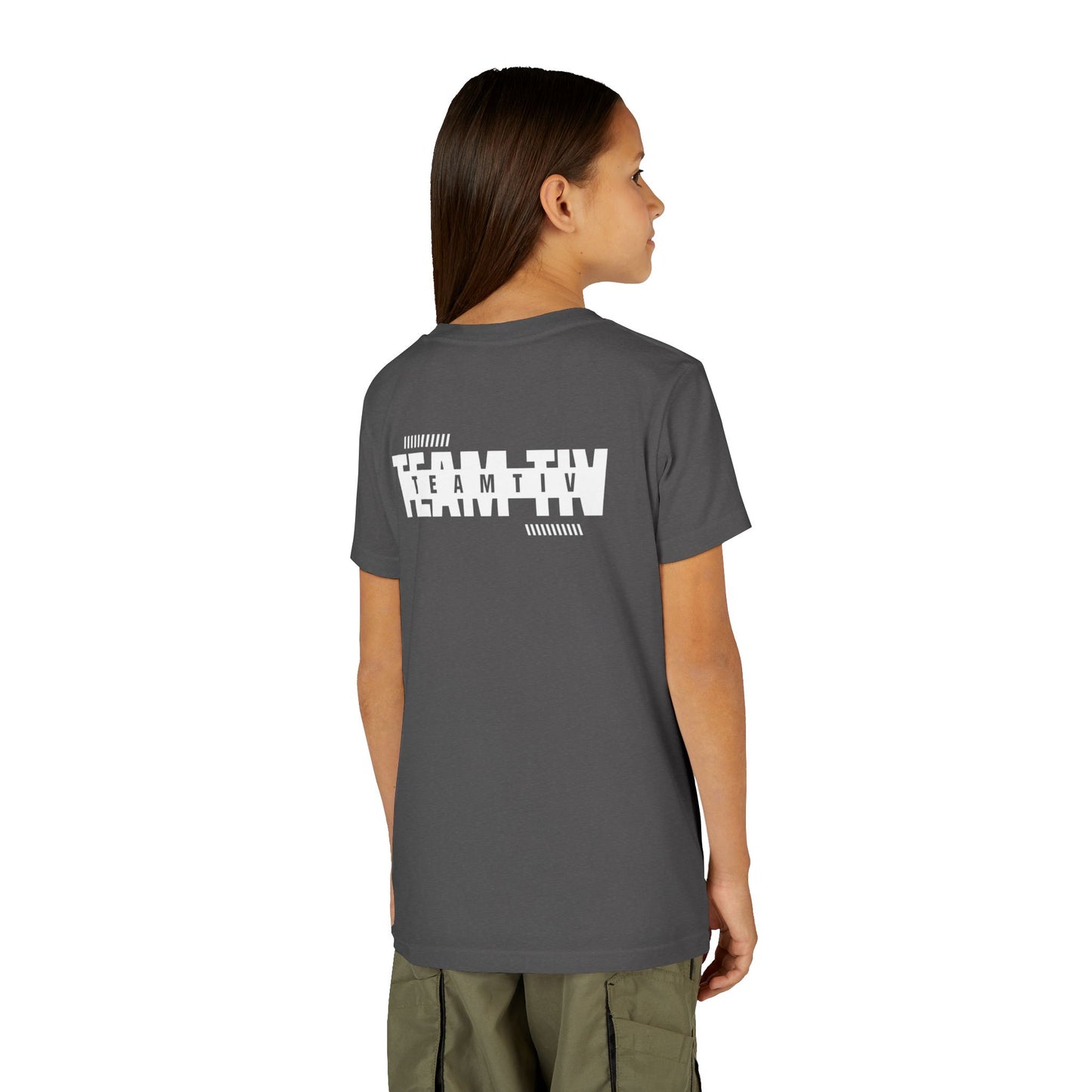 Youth Tee - 'STORM OF PASSION' Small Chest Graphic Kids Shirt