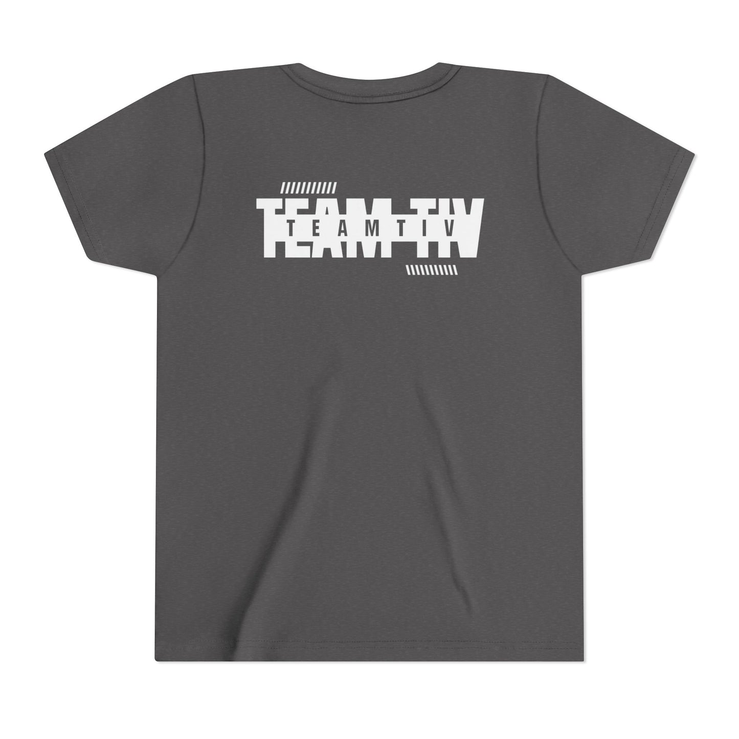 Youth Tee - 'STORM OF PASSION' Small Chest Graphic Kids Shirt