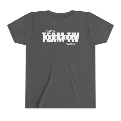 Youth Tee - 'STORM OF PASSION' Small Chest Graphic Kids Shirt