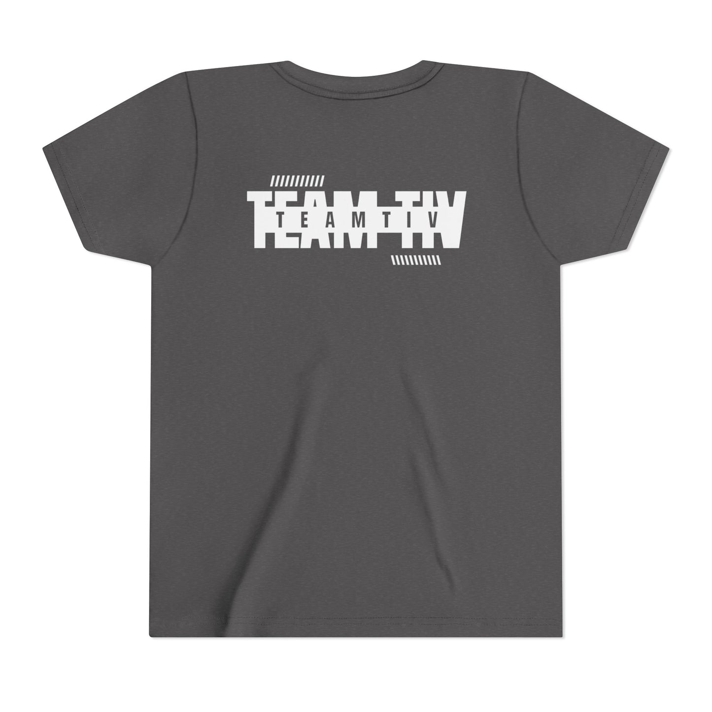 Youth Tee - 'STORM OF PASSION' Small Chest Graphic Kids Shirt