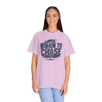 Born to Chase Unisex Garment-Dyed T-shirt