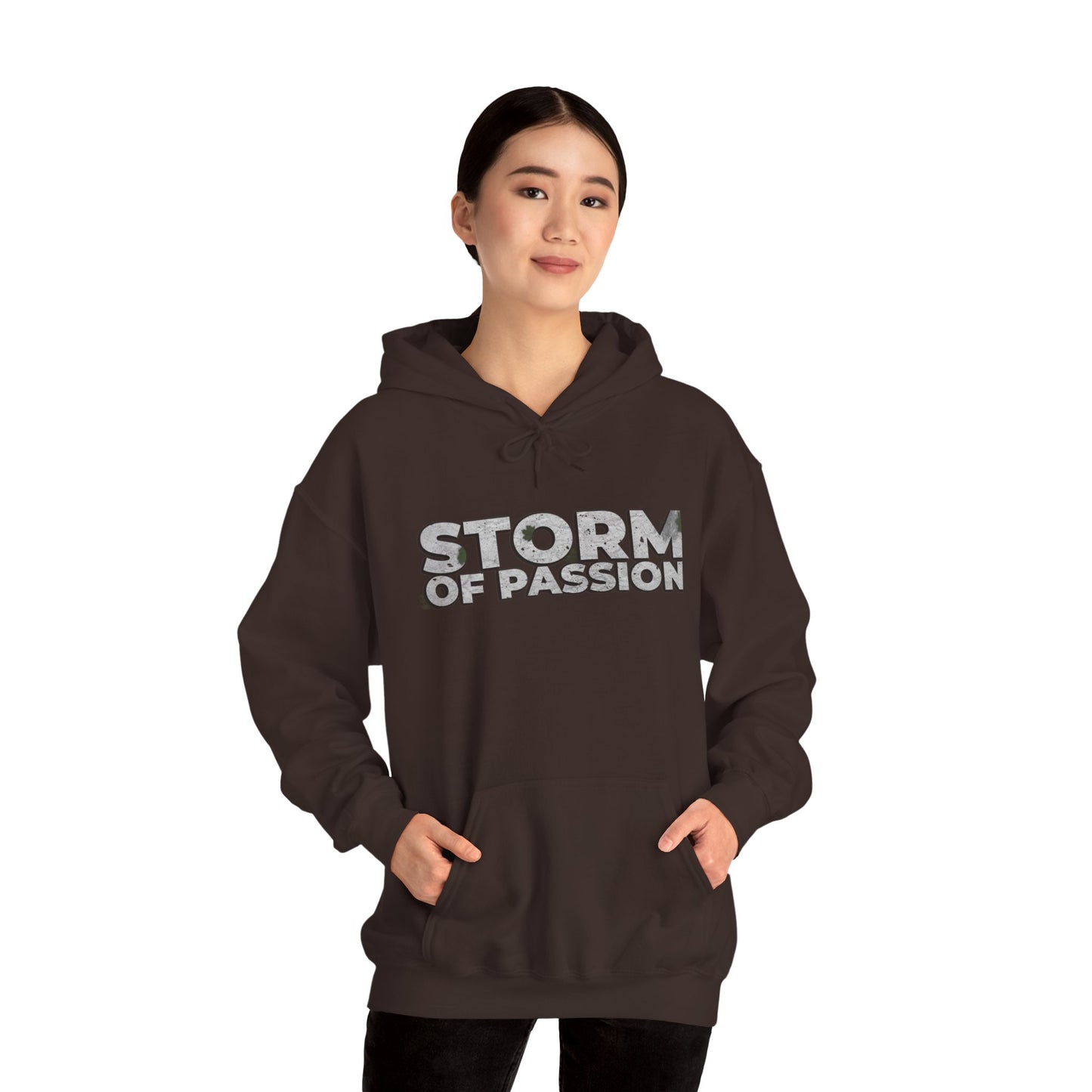 Storm of Passion Hoodie — Graphic Text Pullover for Storm of Passion fans