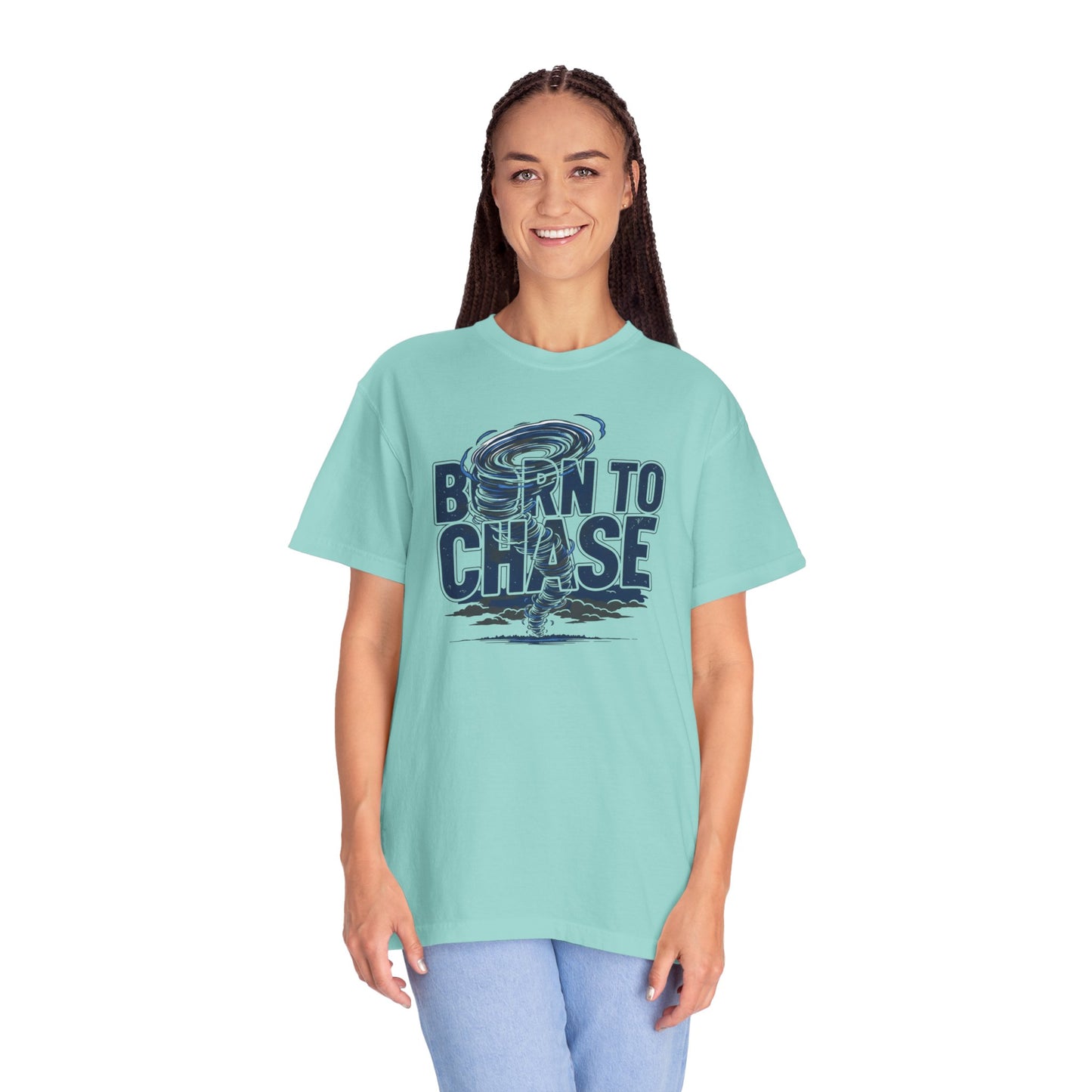 Born to Chase Unisex Garment-Dyed T-shirt