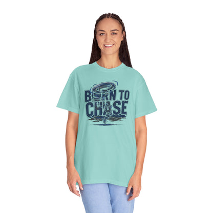 Born to Chase Unisex Garment-Dyed T-shirt