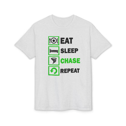 Eat Sleep Chase Repeat Graphic Tee (Storm Chasing Lifestyle)