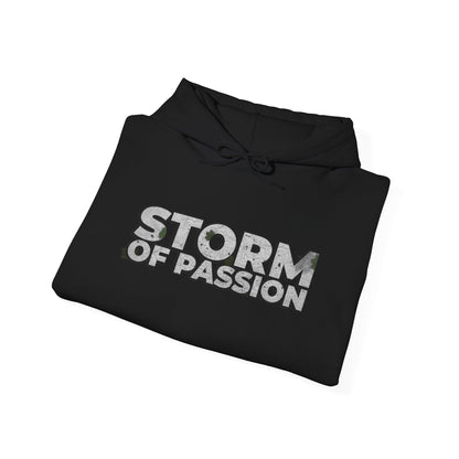 Storm of Passion Hoodie — Graphic Text Pullover for Storm of Passion fans