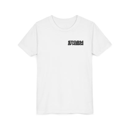 Youth Tee — "Storm of Passion" Front & "Team TW" Back Graphic