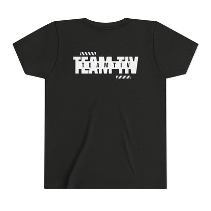 Youth Tee - 'STORM OF PASSION' Small Chest Graphic Kids Shirt