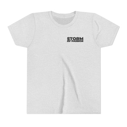 Youth Tee — "Storm of Passion" Front & "Team TW" Back Graphic