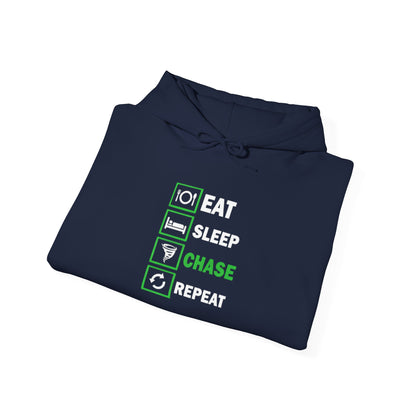 Hoodie — Eat Sleep Chase Repeat Storm Chasing Hoodie