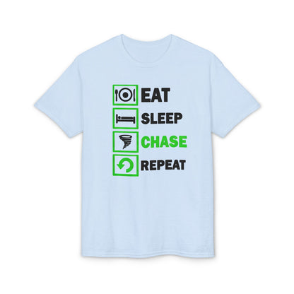 Eat Sleep Chase Repeat Graphic Tee (Storm Chasing Lifestyle)