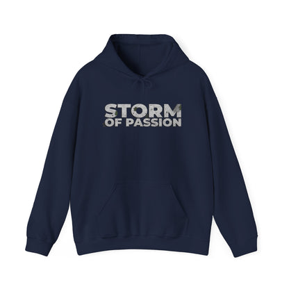 Storm of Passion Hoodie — Graphic Text Pullover for Storm of Passion fans
