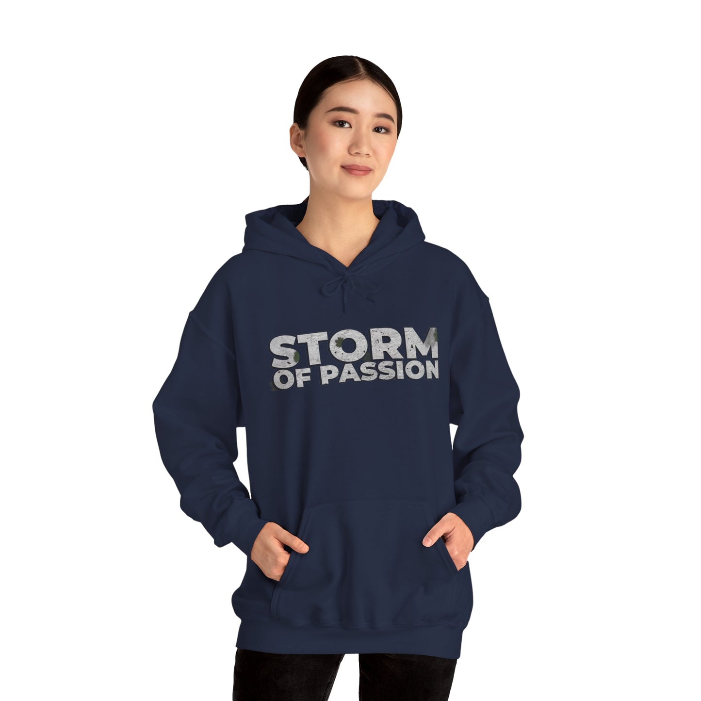 Storm of Passion Hoodie — Graphic Text Pullover for Storm of Passion fans