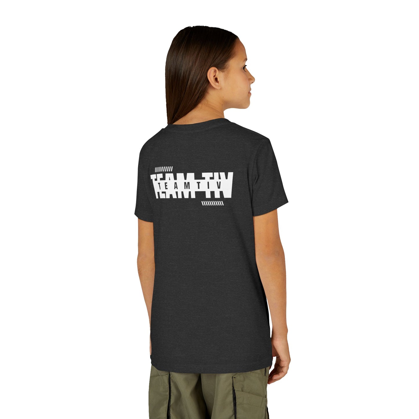 Youth Tee - 'STORM OF PASSION' Small Chest Graphic Kids Shirt