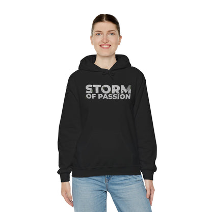 Storm of Passion Hoodie — Graphic Text Pullover for Storm of Passion fans