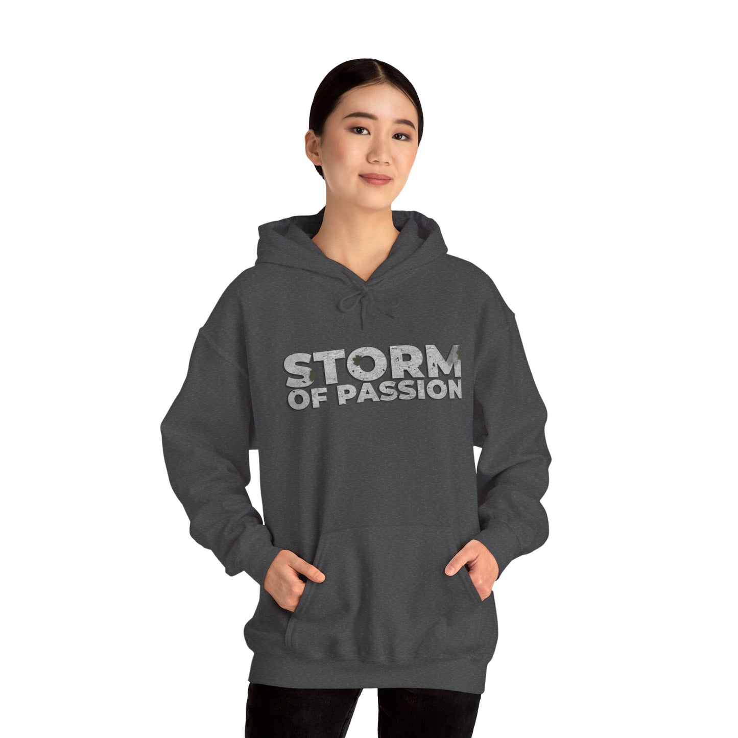 Storm of Passion Hoodie — Graphic Text Pullover for Storm of Passion fans