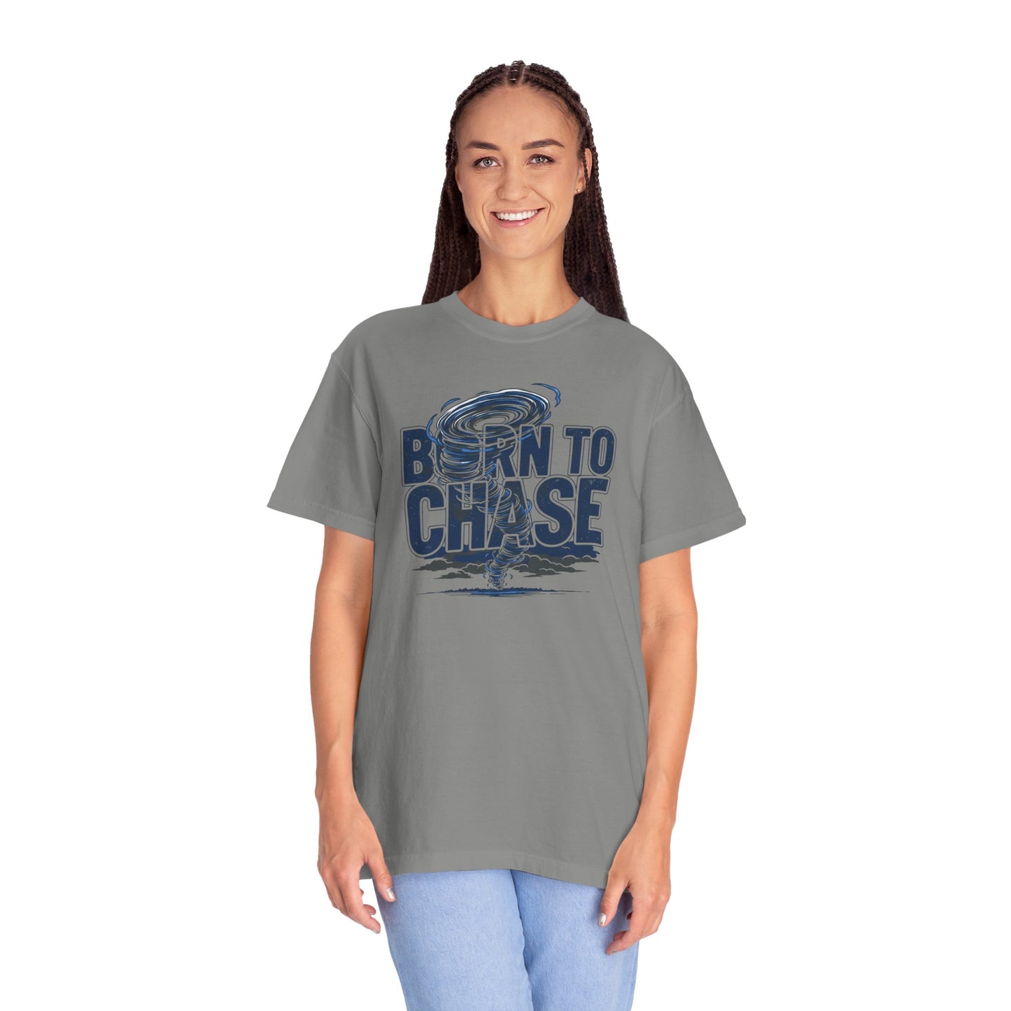 Born to Chase Unisex Garment-Dyed T-shirt