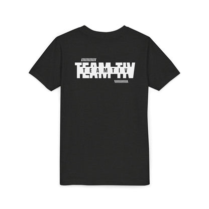 Youth Tee - 'STORM OF PASSION' Small Chest Graphic Kids Shirt