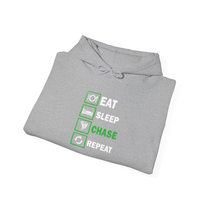 Hoodie — Eat Sleep Chase Repeat Storm Chasing Hoodie