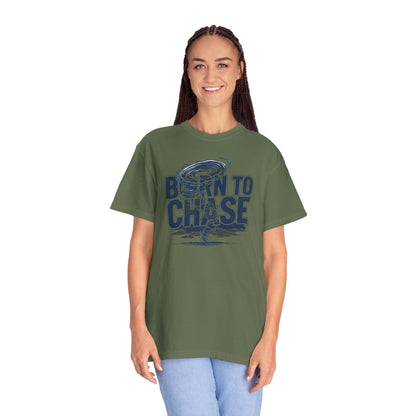 Born to Chase Unisex Garment-Dyed T-shirt