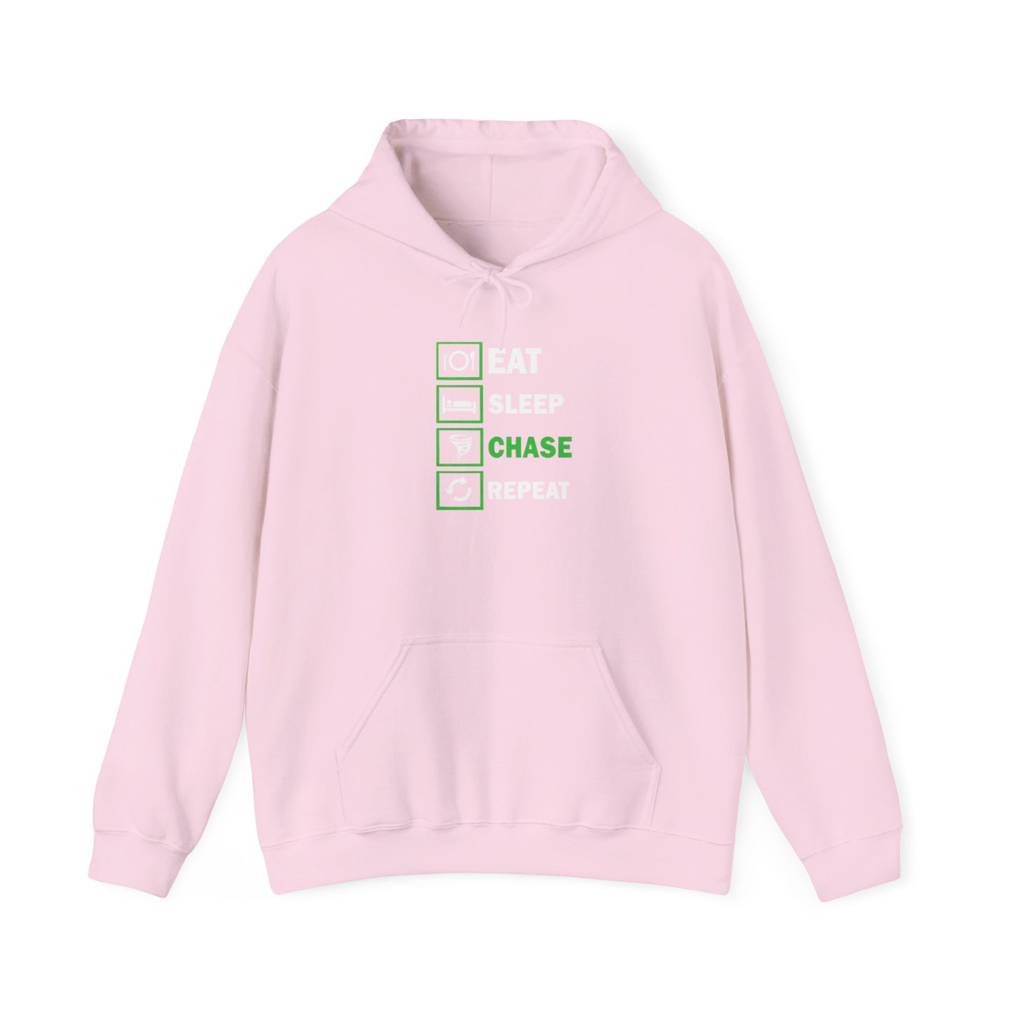 Hoodie — Eat Sleep Chase Repeat Storm Chasing Hoodie