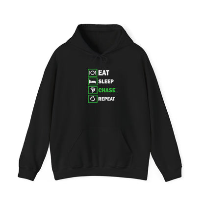 Hoodie — Eat Sleep Chase Repeat Storm Chasing Hoodie