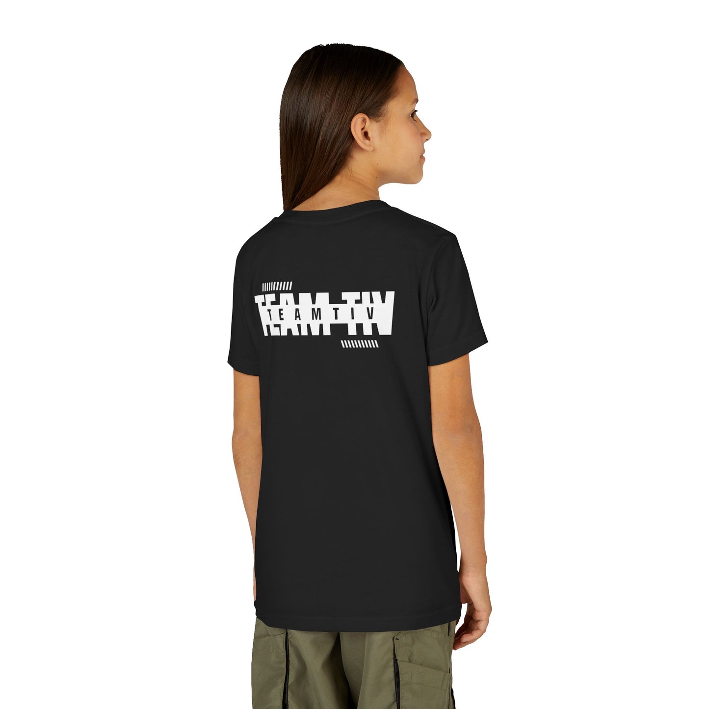 Youth Tee - 'STORM OF PASSION' Small Chest Graphic Kids Shirt