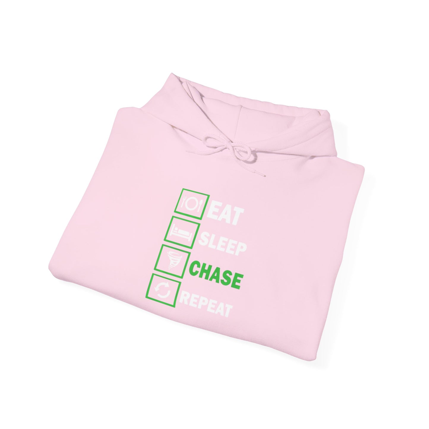Hoodie — Eat Sleep Chase Repeat Storm Chasing Hoodie